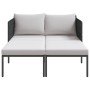 Tumbona con cojines para 2 personas Anthracite 115x153x69,5 cm Acero de , Tumbonas - Ref: Foro24-42004134, Precio: 260,45 €, ...
