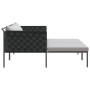 Tumbona con cojines para 2 personas Anthracite 115x153x69,5 cm Acero de , Tumbonas - Ref: Foro24-42004134, Precio: 260,45 €, ...