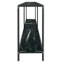 Schwarzer Konsolentisch aus gehärtetem Glas, 160 x 35 x 75,5 cm von vidaXL, Seitentische - Ref: Foro24-331701, Preis: 105,88 ...