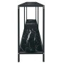 Schwarzer Konsolentisch aus gehärtetem Glas, 160 x 35 x 75,5 cm von vidaXL, Seitentische - Ref: Foro24-331701, Preis: 108,09 ...