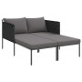 Tumbona con cojines para 2 personas Anthracite 115x153x69,5 cm Acero de , Tumbonas - Ref: Foro24-42004135, Precio: 246,24 €, ...