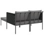 Tumbona con cojines para 2 personas Anthracite 115x153x69,5 cm Acero de , Tumbonas - Ref: Foro24-42004135, Precio: 246,24 €, ...