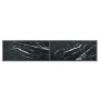 Mesa consola vidrio templado negro 160x35x75,5 cm de vidaXL, Mesas auxiliares - Ref: Foro24-331701, Precio: 107,98 €, Descuen...
