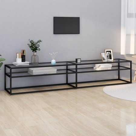 Mueble para TV vidrio templado transparente 220x40x40,5 cm de vidaXL, Muebles TV - Ref: Foro24-331730, Precio: 135,25 €, Desc...