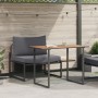 Conjunto de Comedor de Jardín de 2 Piezas con Asiento Individual y Cojines Antracita von , Gartensets - Ref: Foro24-42004137,...
