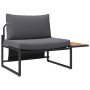 Conjunto de Comedor de Jardín de 2 Piezas con Asiento Individual y Cojines Antracita von , Gartensets - Ref: Foro24-42004137,...