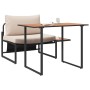 Conjunto de Comedor Jardín de 2 Piezas Silla Individual con Cojines Taupe von , Gartensets - Ref: Foro24-42004139, Preis: 221...