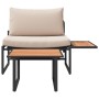 Juego de Sofás de Jardín de 2 Piezas Sofá Individual con Cojines Taupe by , Garden sets - Ref: Foro24-42004142, Price: 177,35...