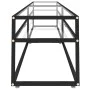 Transparent tempered glass TV cabinet 220x40x40.5 cm by vidaXL, TV Furniture - Ref: Foro24-331730, Price: 133,26 €, Discount: %