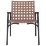 Sillas de jardín  2 pcs Negro 79x56x73,5 cm Ratán Poliéster | Foro24.es | Tu tienda online para hogar, jardín y más Foro24.es
