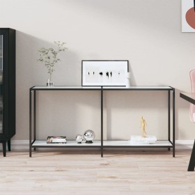 White tempered glass console table 160x35x75.5 cm by vidaXL, Side tables - Ref: Foro24-331700, Price: 95,65 €, Discount: %