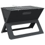 Parrilla BBQ de Carbón - Plegable, Negra, 46x30x31 cm, Hecha de Acero | Foro24.es | Tu tienda online para hogar, jardín y más Foro24.es