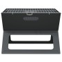 Parrilla BBQ de Carbón - Plegable, Negra, 46x30x31 cm, Hecha de Acero | Foro24.es | Tu tienda online para hogar, jardín y más Foro24.es