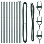 Juego de postes de cerca Set de 13 Verde Metal de , Postes de cerca - Ref: Foro24-42004195, Precio: 85,20 €, Descuento: %
