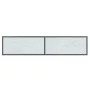 White tempered glass console table 160x35x75.5 cm by vidaXL, Side tables - Ref: Foro24-331700, Price: 94,26 €, Discount: %