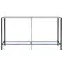 Transparent tempered glass console table 140x35x75.5 cm by vidaXL, Side tables - Ref: Foro24-331694, Price: 87,01 €, Discount: %