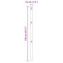 Juego de Postes de Cerca Set de 13 Plateado Acero Galvanizado de , Postes de cerca - Ref: Foro24-42004223, Precio: 58,30 €, D...