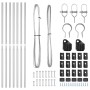 Postes de cerca 7 pcs Ø32 mm 190 cm Acero galvanizado von , Zaunpfosten - Ref: Foro24-42004228, Preis: 61,50 €, Rabatt: %