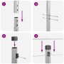 Postes de cerca 7 pcs Ø32 mm 190 cm Acero galvanizado von , Zaunpfosten - Ref: Foro24-42004228, Preis: 61,50 €, Rabatt: %