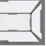 Transparent tempered glass console table 140x35x75.5 cm by vidaXL, Side tables - Ref: Foro24-331694, Price: 87,01 €, Discount: %