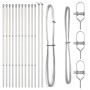 Postes de Cercas  13 pcs Ø32 mm 210 cm Acero Galvanizado | Foro24.es | Tu tienda online para hogar, jardín y más Foro24.es