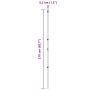 Postes de Cercas  13 pcs Ø32 mm 210 cm Acero Galvanizado | Foro24.es | Tu tienda online para hogar, jardín y más Foro24.es