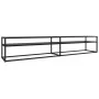 TV-Schrank aus schwarzem gehärtetem Glas 220x40x40,5 cm von vidaXL, TV-Möbel - Ref: Foro24-331731, Preis: 140,03 €, Rabatt: %