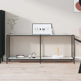 Konsolentisch aus weißem gehärtetem Glas 180x35x75,5 cm von vidaXL, Seitentische - Ref: Foro24-331704, Preis: 114,77 €, Rabat...