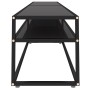 TV-Schrank aus schwarzem gehärtetem Glas 220x40x40,5 cm von vidaXL, TV-Möbel - Ref: Foro24-331731, Preis: 143,24 €, Rabatt: %