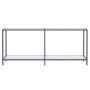 Konsolentisch aus weißem gehärtetem Glas 180x35x75,5 cm von vidaXL, Seitentische - Ref: Foro24-331704, Preis: 116,99 €, Rabat...