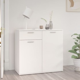 Hochglanzweißes Sperrholz-Sideboard 80x36x75 cm von vidaXL, Sideboards - Ref: Foro24-805776, Preis: 103,15 €, Rabatt: %