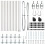 Juego de postes de cercas Set de 13 Gris Acero galvanizado de , Postes de cerca - Ref: Foro24-42004317, Precio: 80,45 €, Desc...