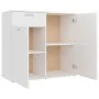 Hochglanzweißes Sperrholz-Sideboard 80x36x75 cm von vidaXL, Sideboards - Ref: Foro24-805776, Preis: 103,15 €, Rabatt: %