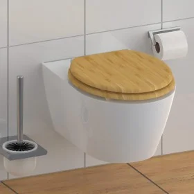SCHÜTTE Toilet seat with soft close NATURAL BAMBOO by SCHÜTTE, Toilet and bidet seats - Ref: Foro24-438760, Price: 65,19 €, D...