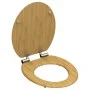 SCHÜTTE Toilet seat with soft close NATURAL BAMBOO by SCHÜTTE, Toilet and bidet seats - Ref: Foro24-438760, Price: 65,19 €, D...