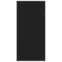 Aparador de madera contrachapada negro 80x36x75 cm de vidaXL, Aparadores - Ref: Foro24-805771, Precio: 91,52 €, Descuento: %