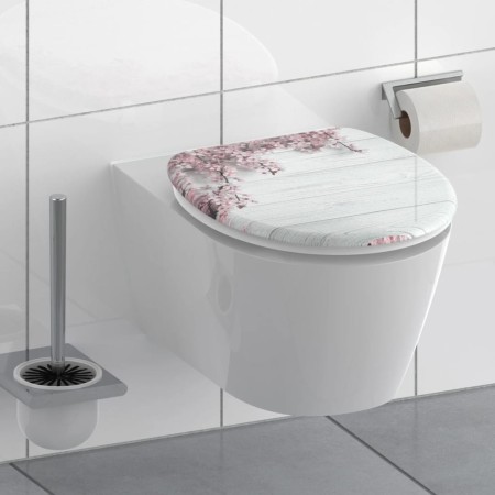 SCHÜTTE Toilet seat with soft close FLOWERS & WOOD by SCHÜTTE, Toilet and bidet seats - Ref: Foro24-438772, Price: 37,93 €, D...
