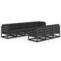 8-piece garden furniture set with black pine wood cushions by vidaXL, Garden sets - Ref: Foro24-3077148, Price: 905,88 €, Dis...