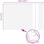 Cerca Hexagonal Gris 0.4x10 m Acero de , Paneles de vallas - Ref: Foro24-42005479, Precio: 13,32 €, Descuento: %
