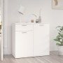 Weißes Sperrholz-Sideboard 80x36x75 cm von vidaXL, Sideboards - Ref: Foro24-805770, Preis: 86,10 €, Rabatt: %