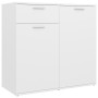Weißes Sperrholz-Sideboard 80x36x75 cm von vidaXL, Sideboards - Ref: Foro24-805770, Preis: 86,10 €, Rabatt: %