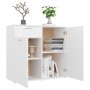 Weißes Sperrholz-Sideboard 80x36x75 cm von vidaXL, Sideboards - Ref: Foro24-805770, Preis: 86,10 €, Rabatt: %