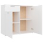 White plywood sideboard 80x36x75 cm by vidaXL, Sideboards - Ref: Foro24-805770, Price: 86,55 €, Discount: %