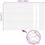 Cerca Hexagonal Gris 1.2x50 m Acero de , Paneles de vallas - Ref: Foro24-42005576, Precio: 51,73 €, Descuento: %