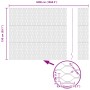 Cerca Hexagonal Gris 1.5x50 m Acero de , Paneles de vallas - Ref: Foro24-42005583, Precio: 80,59 €, Descuento: %