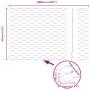 Cerca Hexagonal Gris 0.4x100 m Acero de , Paneles de vallas - Ref: Foro24-42005592, Precio: 42,22 €, Descuento: %