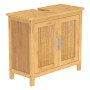 EISL Bamboo washbasin cabinet 67x28x60 cm by EISL, bathroom vanities - Ref: Foro24-438819, Price: 100,50 €, Discount: %