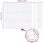 Cerca Hexagonal Gris 1.2x100 m Acero de , Paneles de vallas - Ref: Foro24-42005612, Precio: 101,95 €, Descuento: %