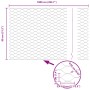 Cerca Hexagonal 0.8x10 m Acero Galvanizado de , Paneles de vallas - Ref: Foro24-42005639, Precio: 16,54 €, Descuento: %