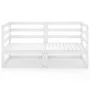 2-Sitzer-Gartensofa aus weißem massivem Kiefernholz von vidaXL, Outdoor-Sofas - Ref: Foro24-3075245, Preis: 129,37 €, Rabatt: %